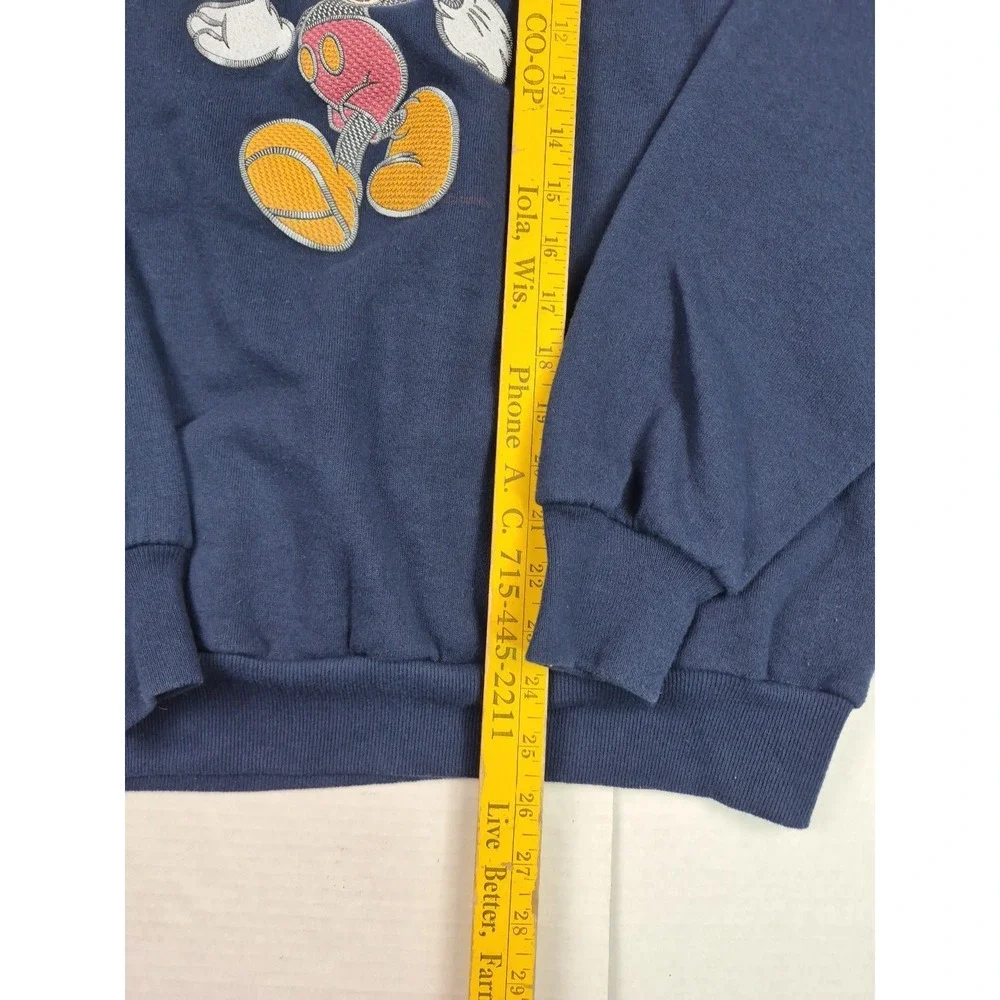 Vintage 1990s Walt‎ Disney Mickey Mouse Unlimited Crewneck Sweatshirt Adult XL - Picture 7 of 12